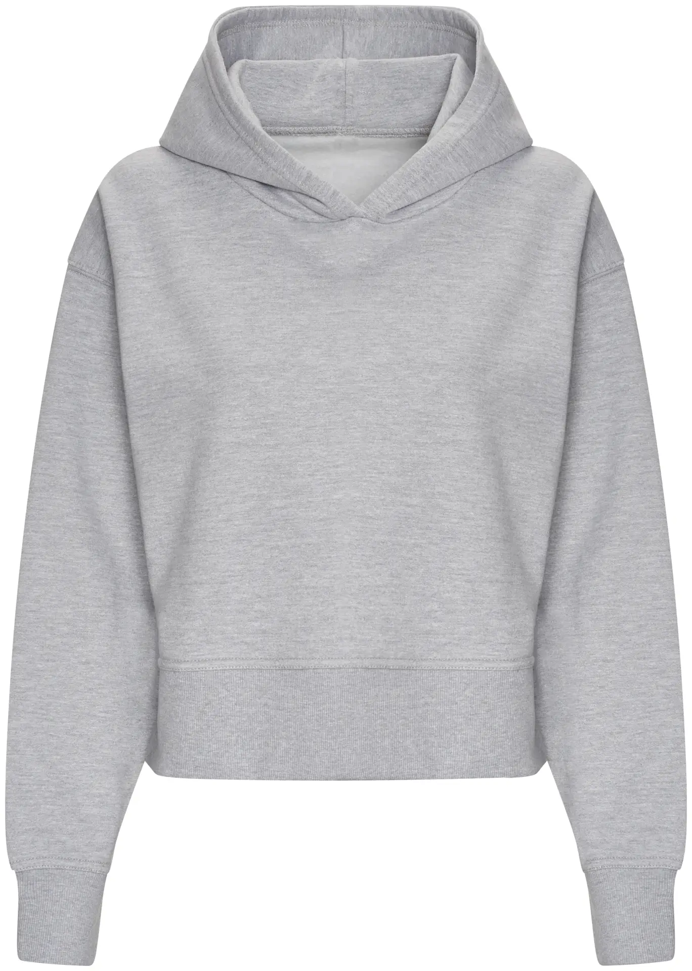 justhoods-jh305-womens-relaxed-hoodie-heathergrey-front-1 Just Hoods Women's Relaxed Hoodie