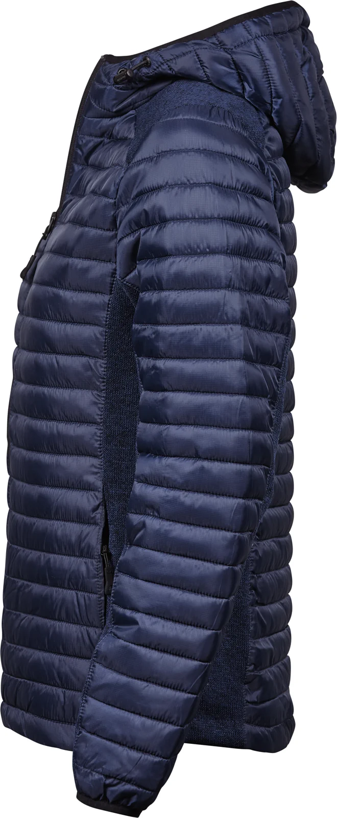 tee-jays-9611-womens-hooded-outdoor-crossover-jacket-navy-navymelange-left-2 Tee Jays Ladies` Hooded Outdoor Crossover Jacket