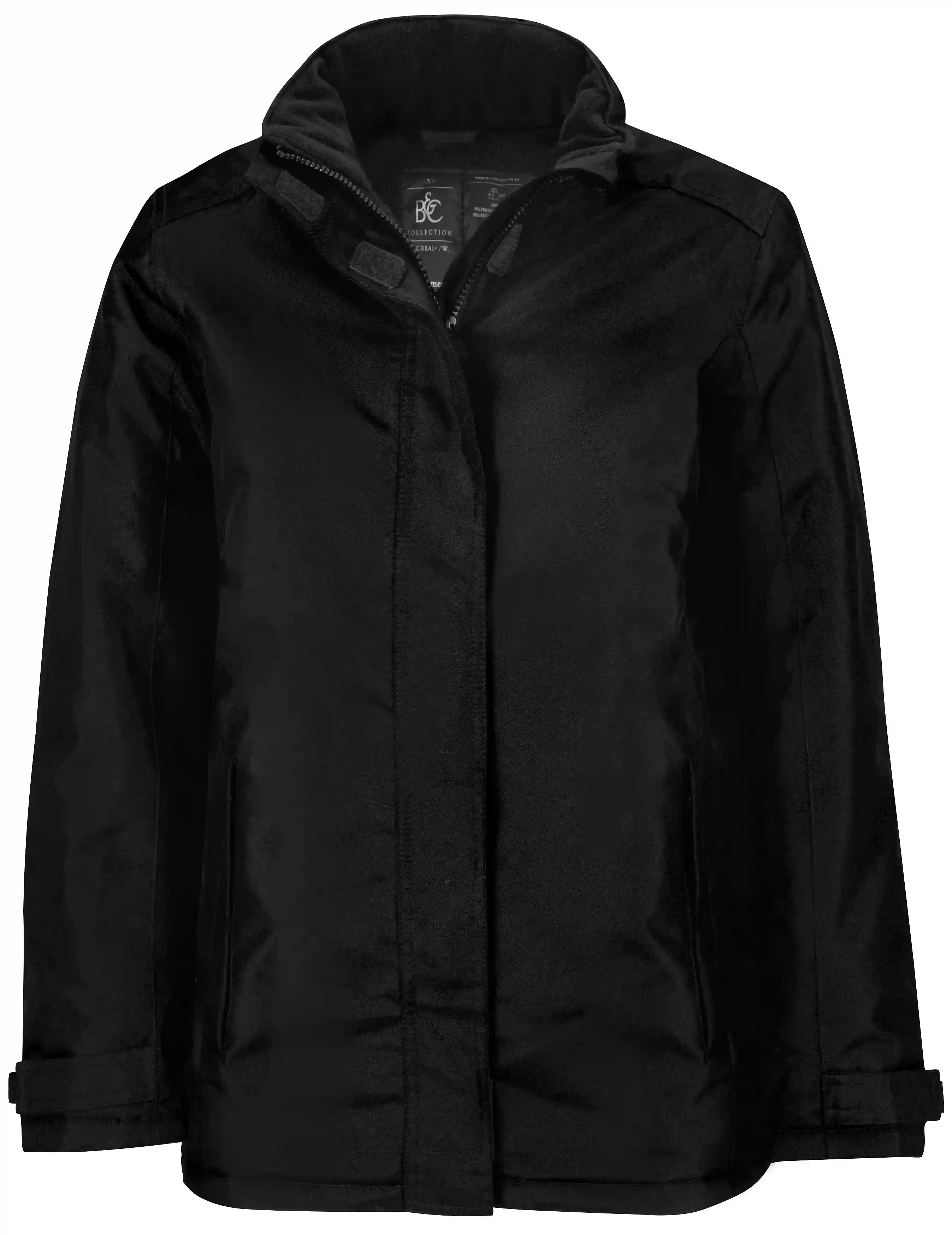 BC_JW925_RealWomen_black_1 B&C Women´s Jacket Real+
