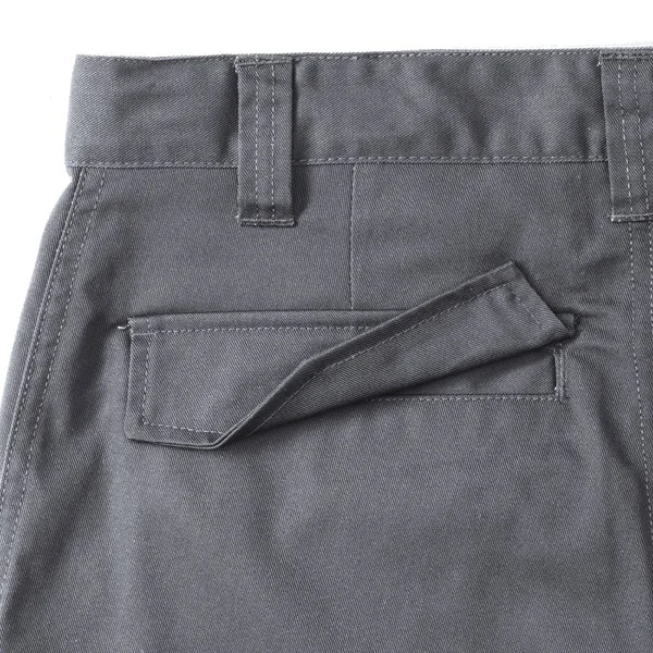 russell-r002m-poly-cotton-twill-shorts-convoygrey-detail-8 Russell Workwear Polycotton Twill Shorts