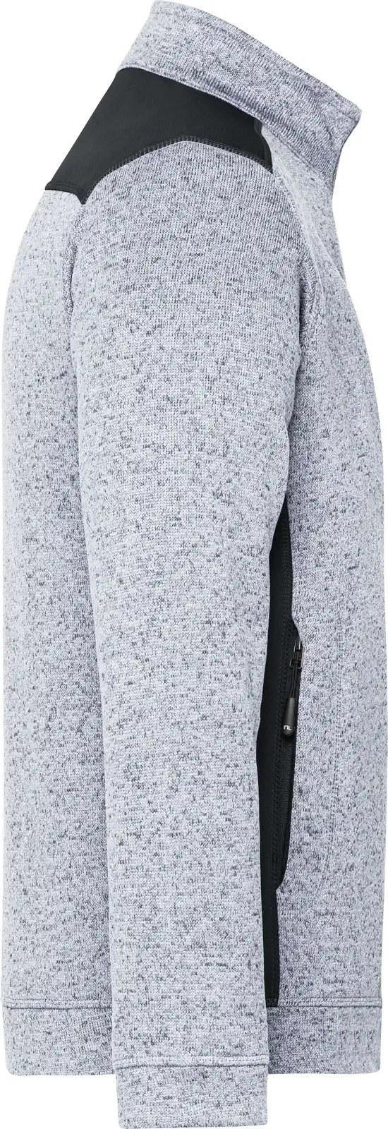 James & Nicholson Men's Knitted Workwear Fleece Jacket -STRONG-