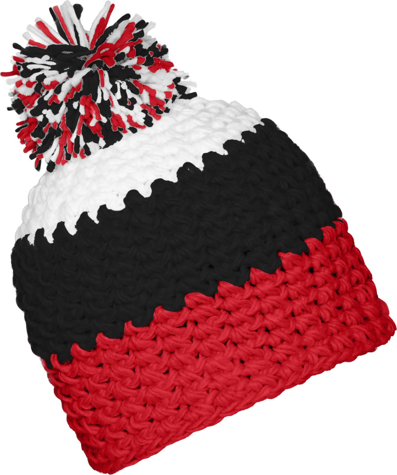 daiber Crocheted Cap With Pompon