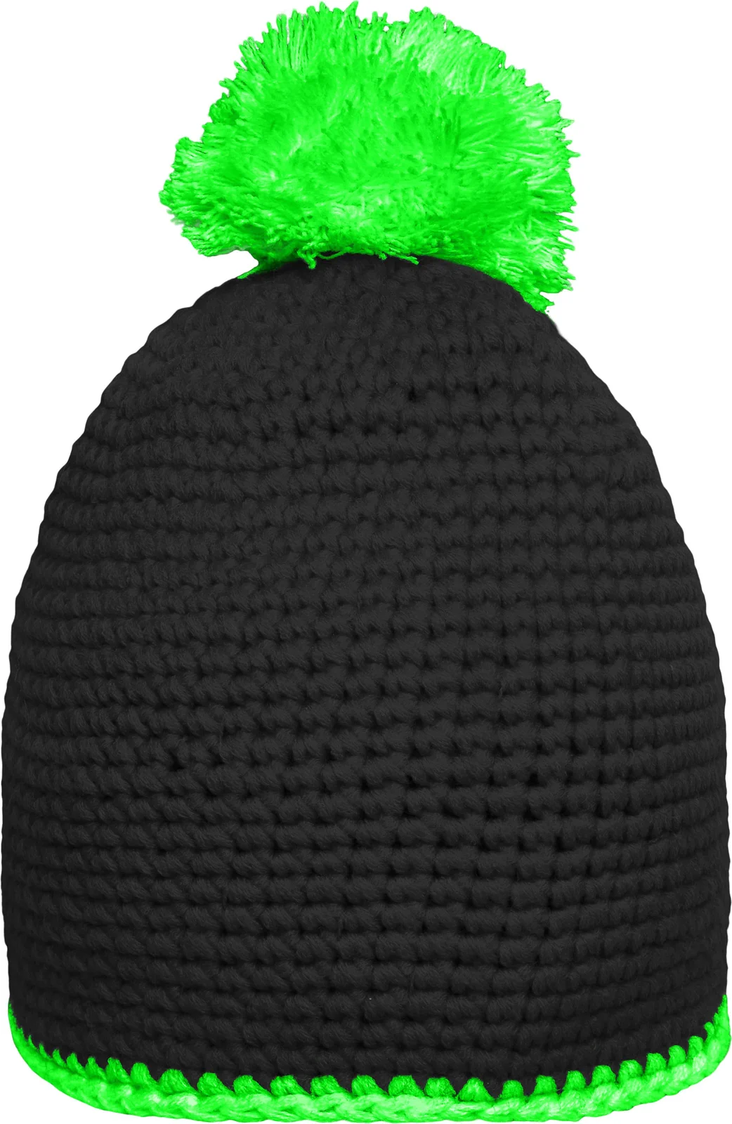 myrtle beach Pompon Hat with Contrast Stripe