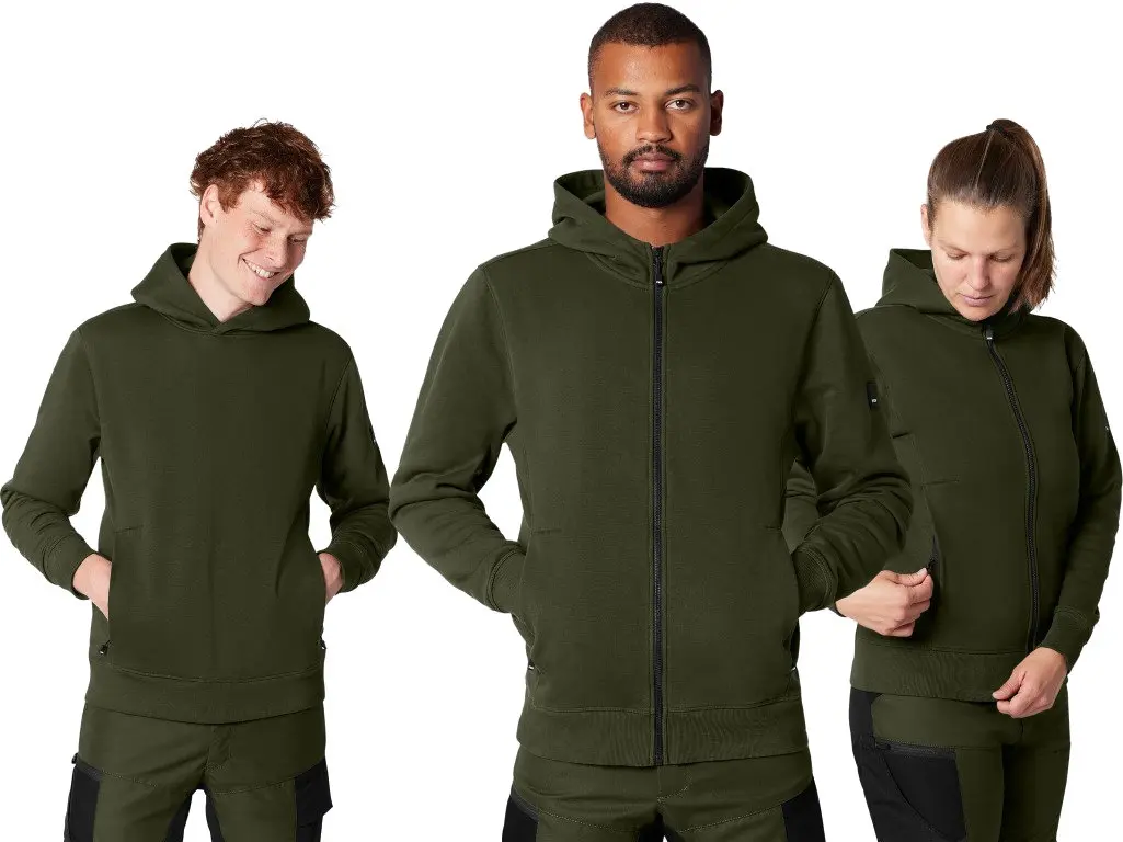 FHB Hoodie-Jacke QUENTIN unisex