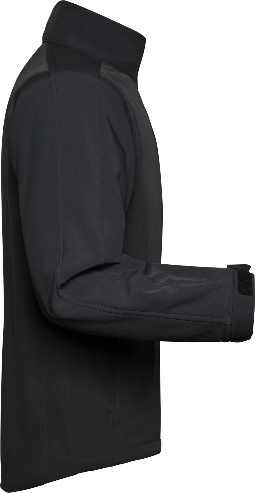 jn135-mens-softshell-jacket-black-right-6 James & Nicholson Men's Softshell Jacket (135)