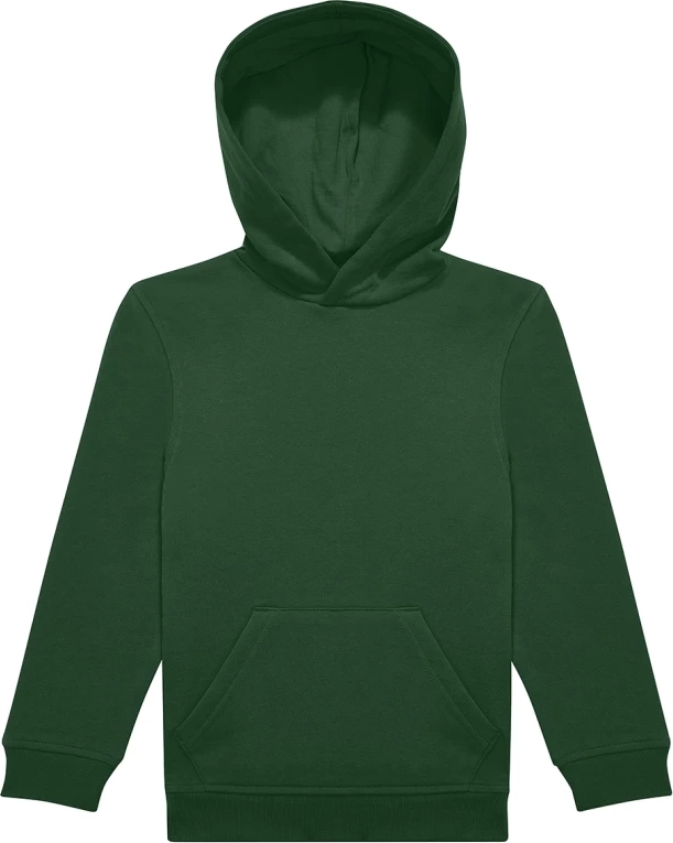 bc-wk002-id.333-hoodie-sweatshirt-kids-bottle-green-front-3 B&C Kids ID.333 Hoodie