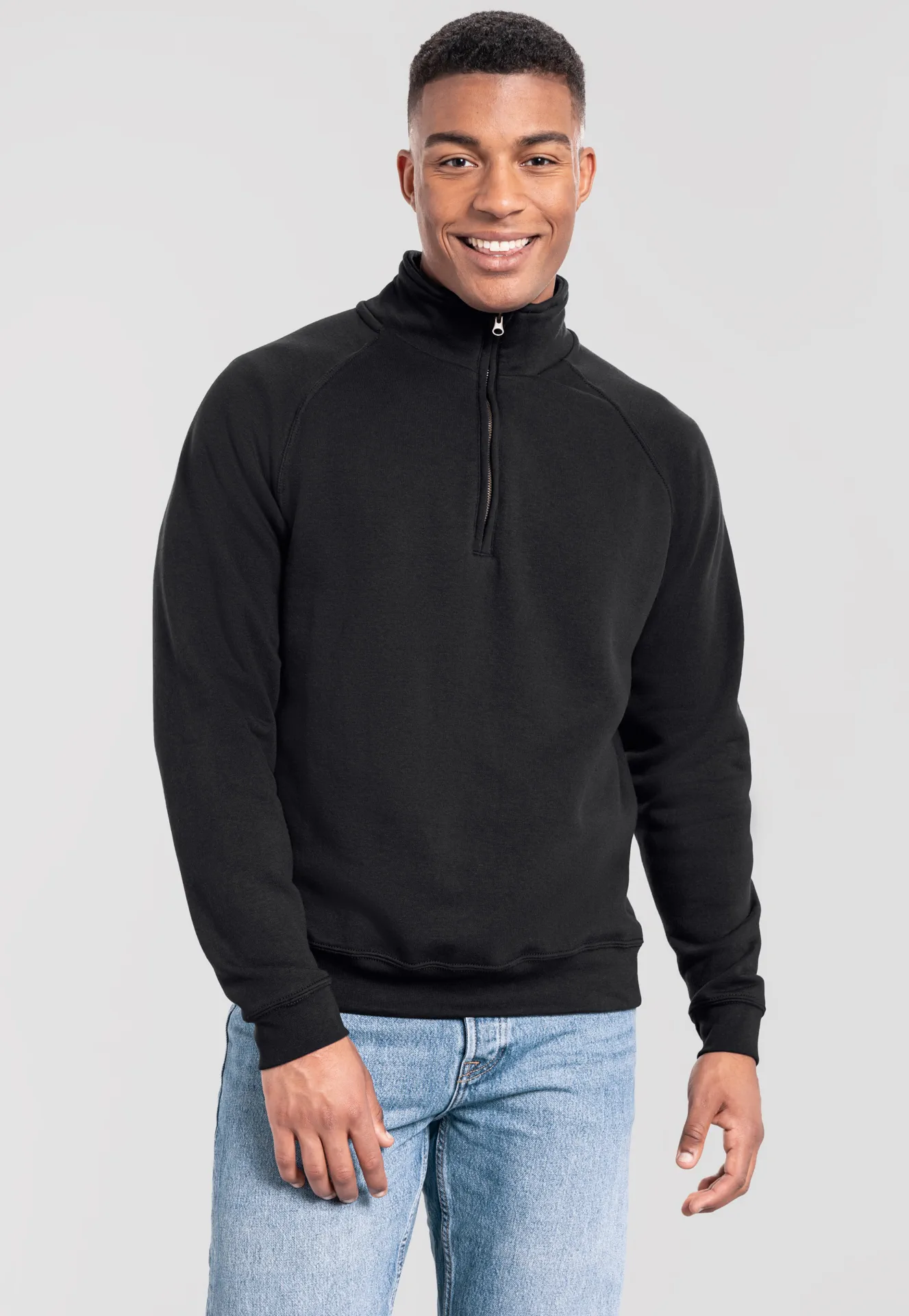 F.O.L. Iconic Premium Zip Neck Sweat