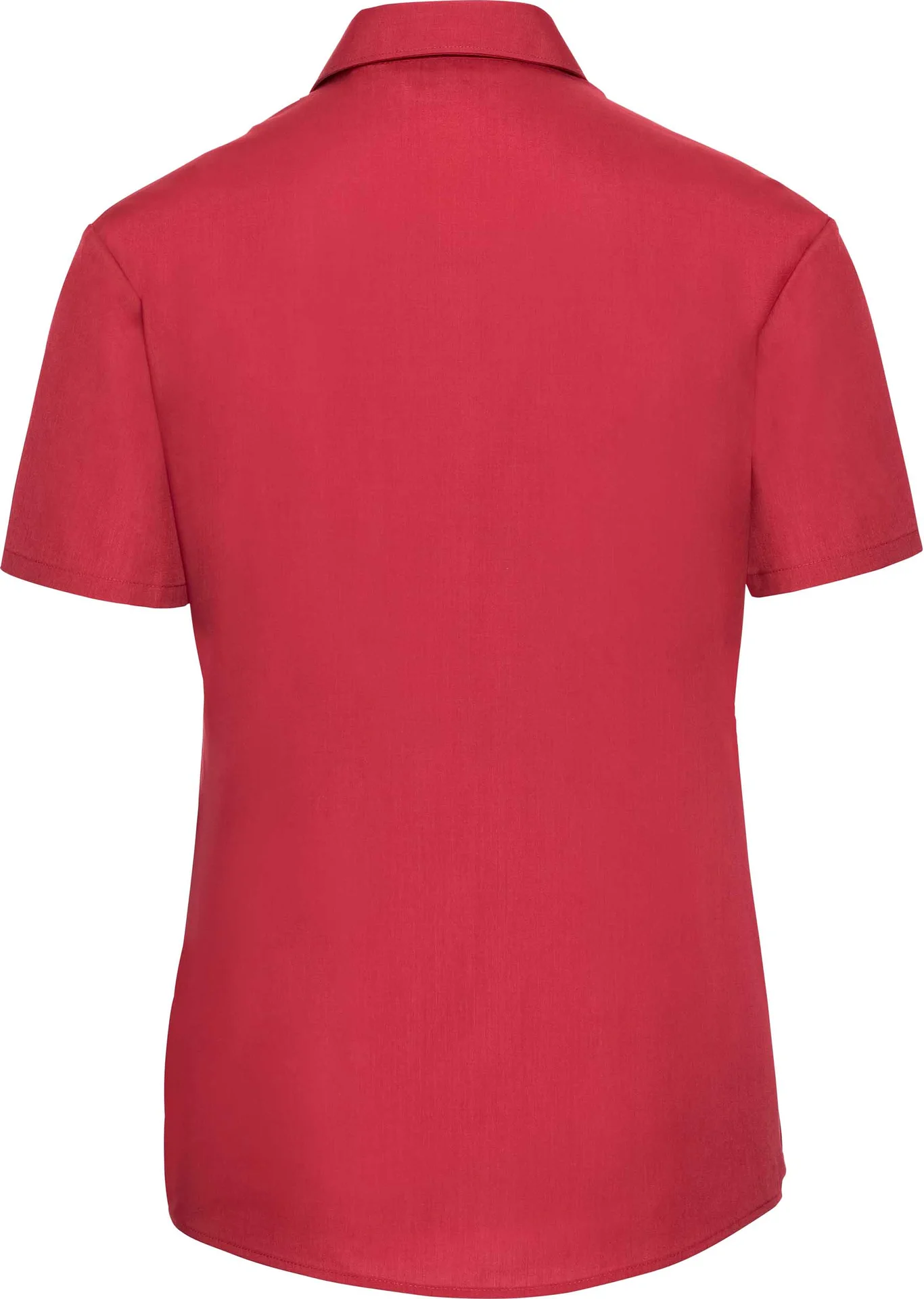 Russell Ladies Short Sleeve Polycotton Easy Care Poplin Shirt