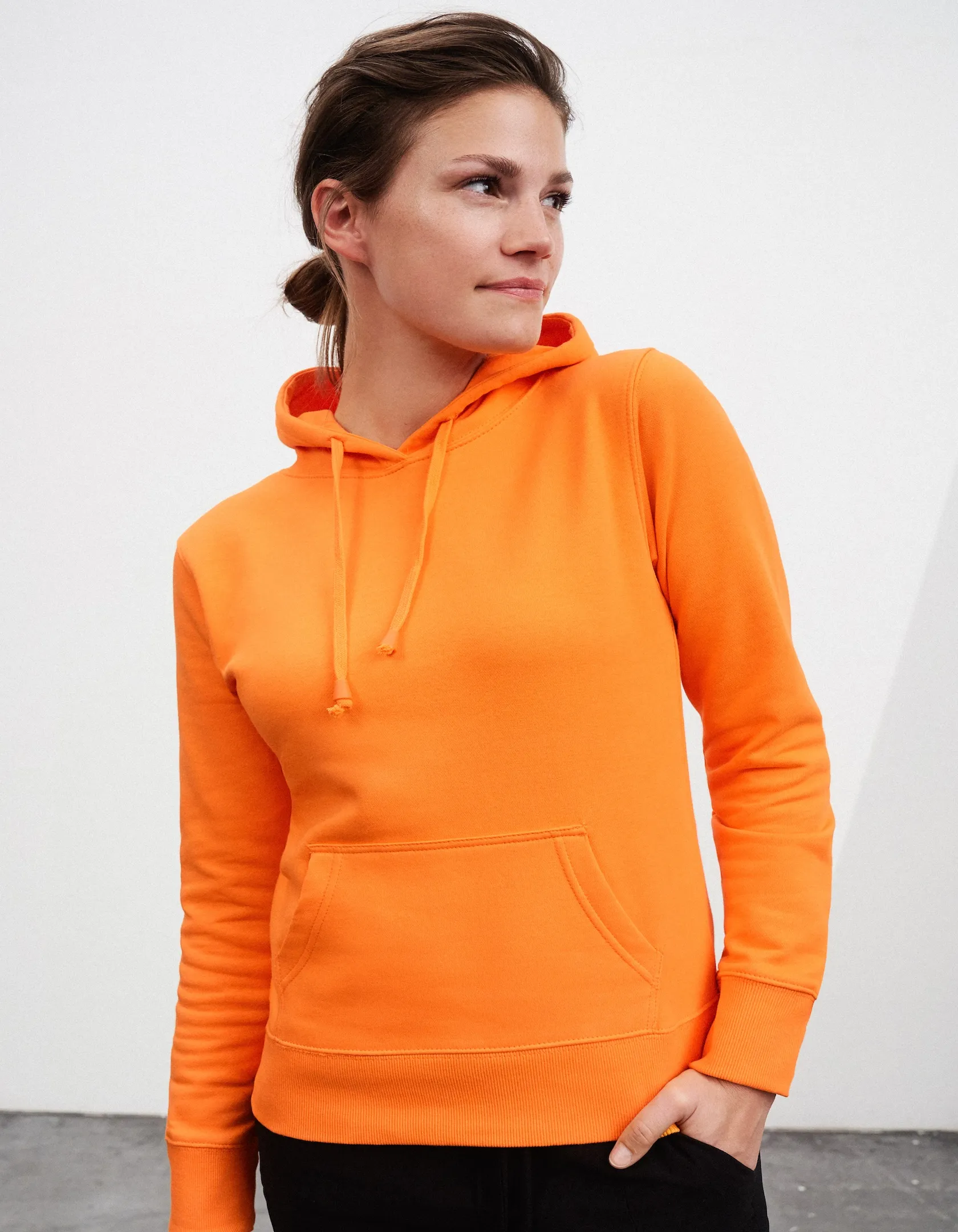 James & Nicholson Ladies Hooded Sweat