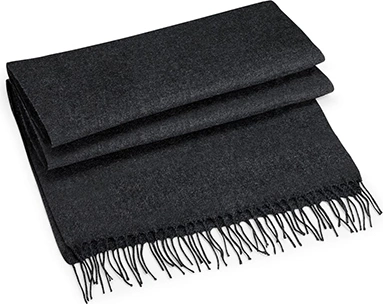 beechfield-b500-classic-woven-scarf-charcoal-front-1 Beechfield Classic Woven Scarf