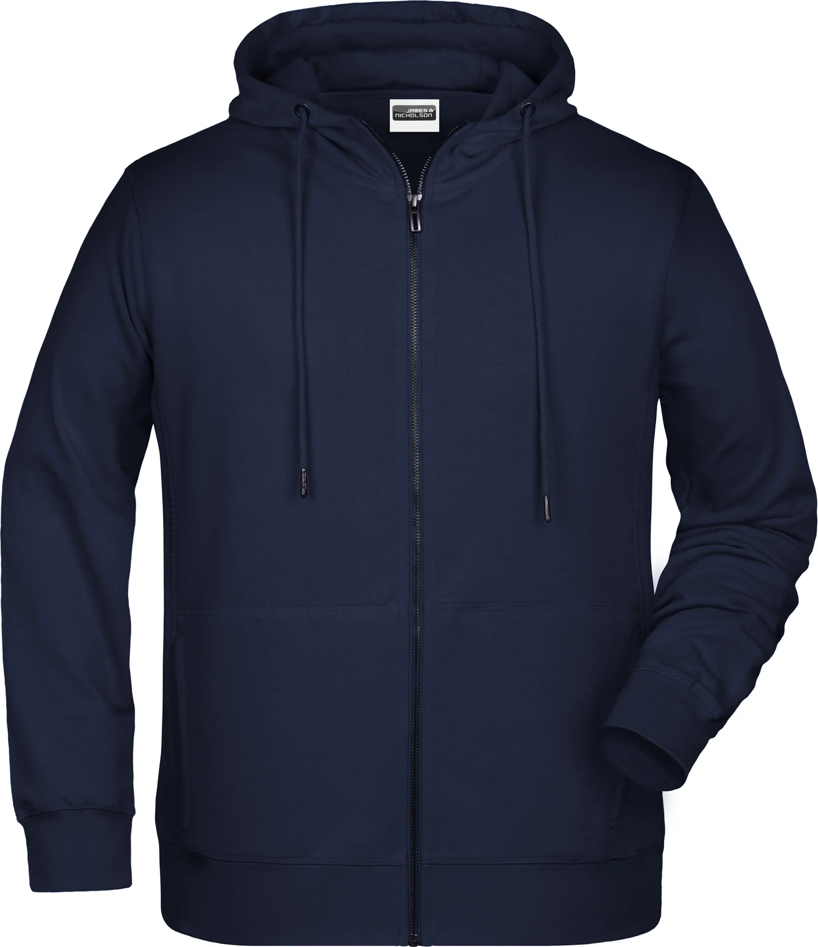 James & Nicholson Men`s Zip-Hoody