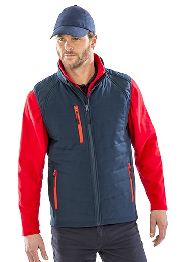 Result Black Compass Softshell Gilet
