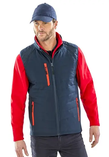 Result Black Compass Softshell Gilet