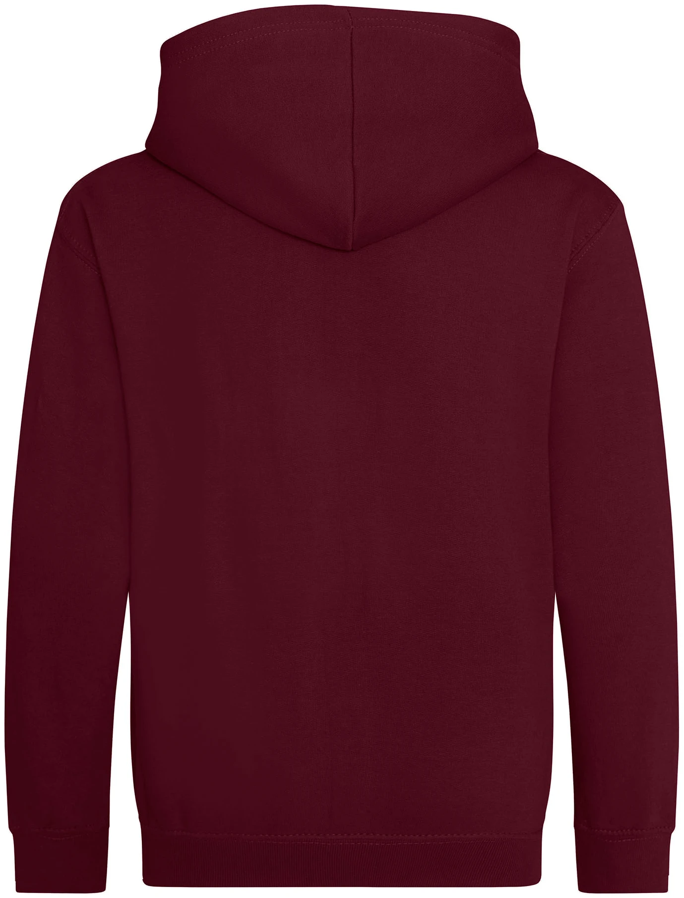 justhoods-jh050j-kids-zoodie-burgundy-back-3 Just Hoods Kids Zoodie