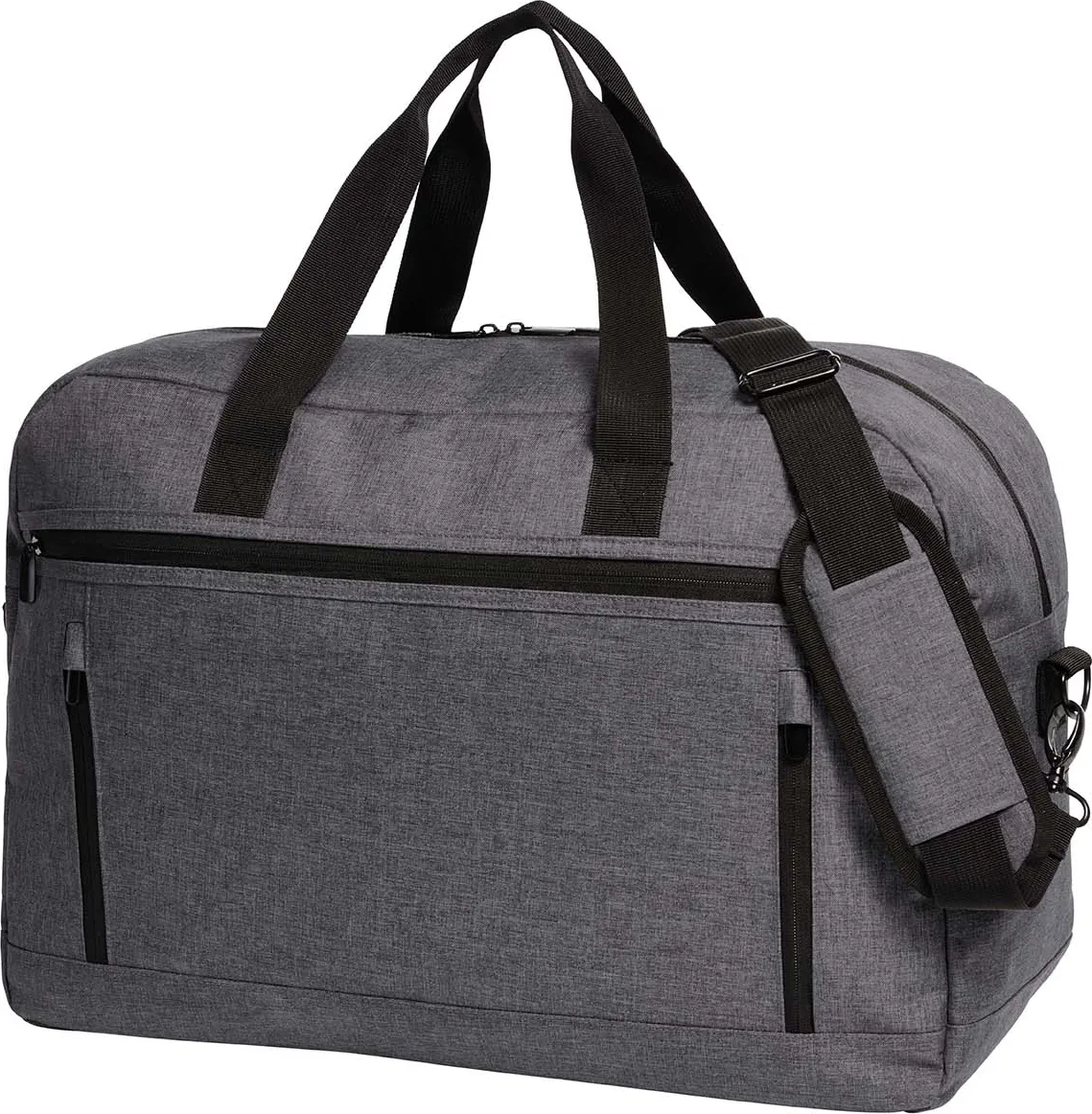 halfar-1814017-travel-bag-fashion-blue-greymelange-front-1 HALFAR Travel Bag Fashion