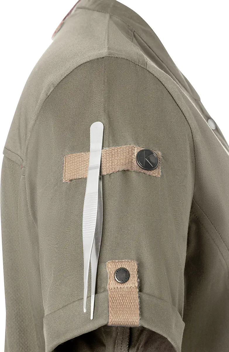 KARLOWSKY Damenkochjacke Green-Generation Kurzarm