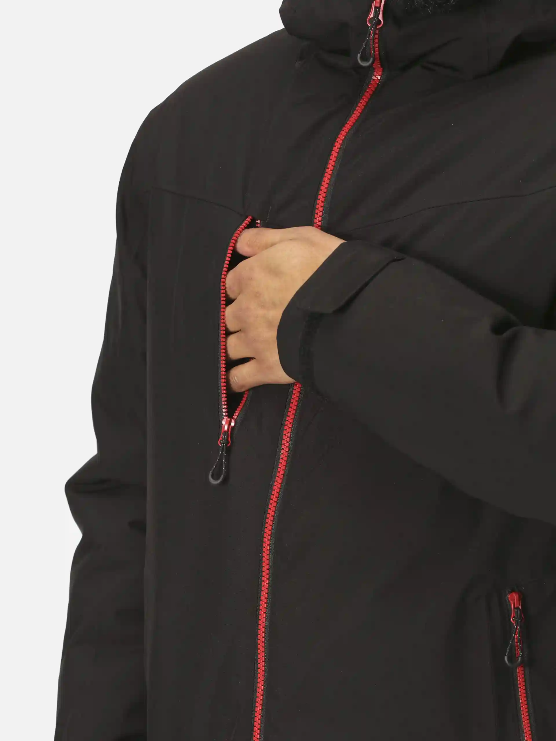 regatta-tra253-navigate-waterproof-insulated-jacket-black-classic-red-detail-2 Regatta Navigate Waterproof Insulated Jacket