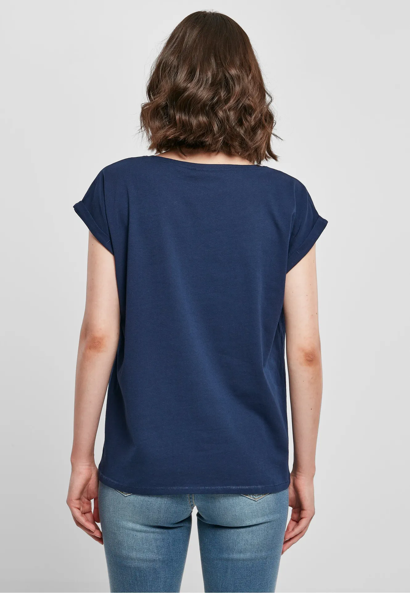 Build Your Brand Ladies Extended Shoulder Tee