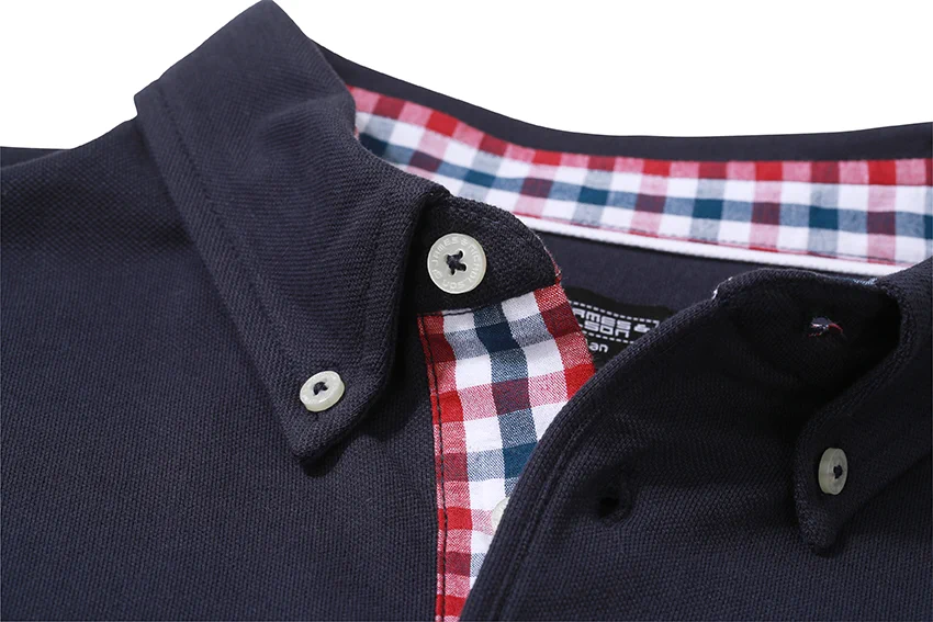 jn964-mens-plain-poloshirt-detail-7 James & Nicholson Men`s Plain Polo