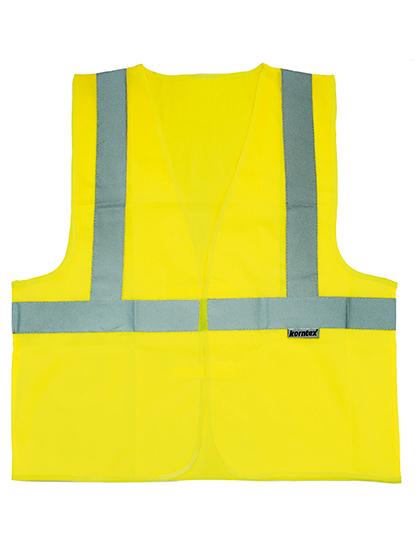 Korntex Hi-Vis Safety Vest With 3 Reflective Stripes Bremen