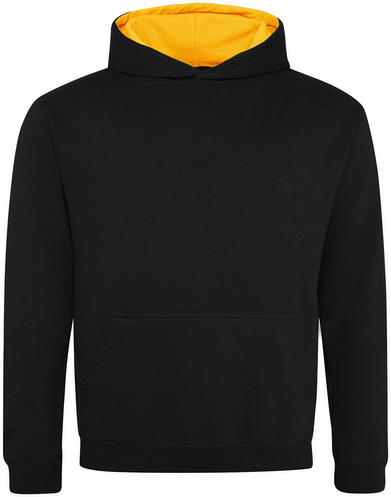 justhoods-jh003j-kids-varsity-hoodie-jetblack-gold-front-1 Just Hoods Kids Varsity Hoodie