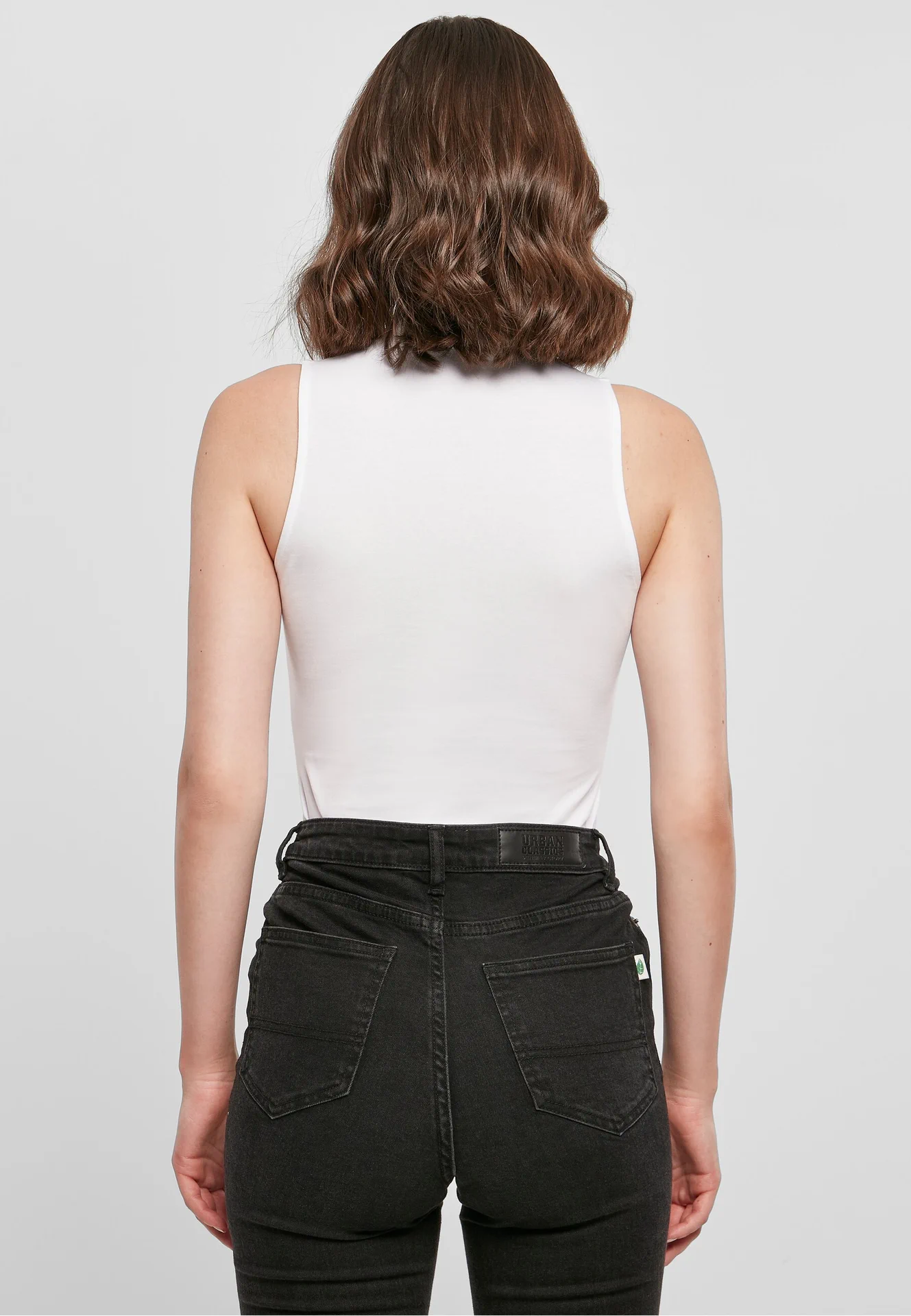 Build Your Brand Ladies Sleeveless Turtleneck Body