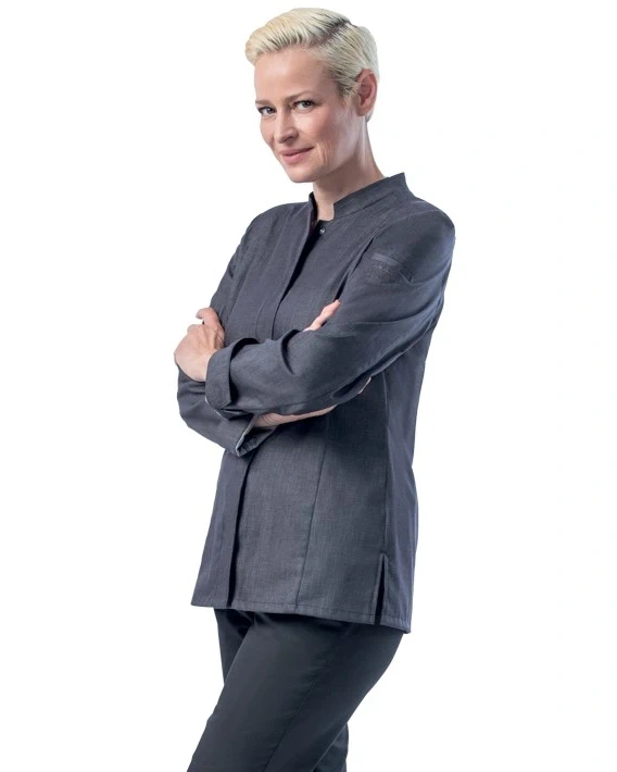 Leiber Damen-Kochhemd langarm 08/1388
