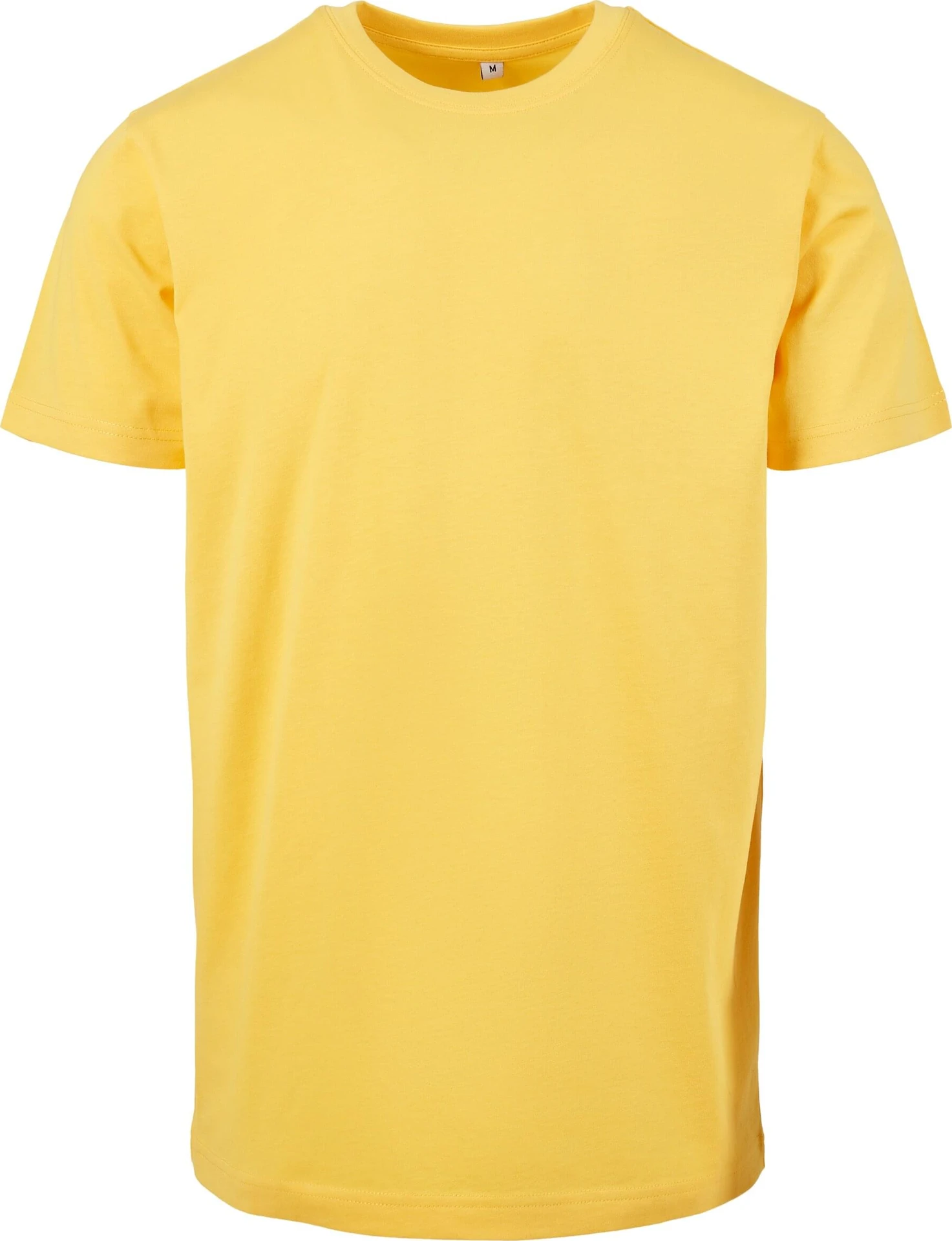 BYB-BY004-t-shirt-round-neck-taxiyellow-front-4 Build Your Brand T-Shirt Round Neck