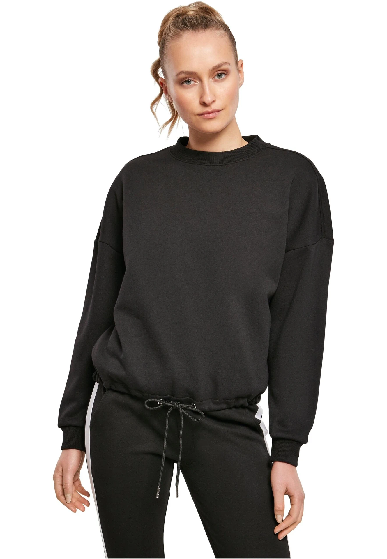 Build Your Brand Ladies Oversize Crewneck