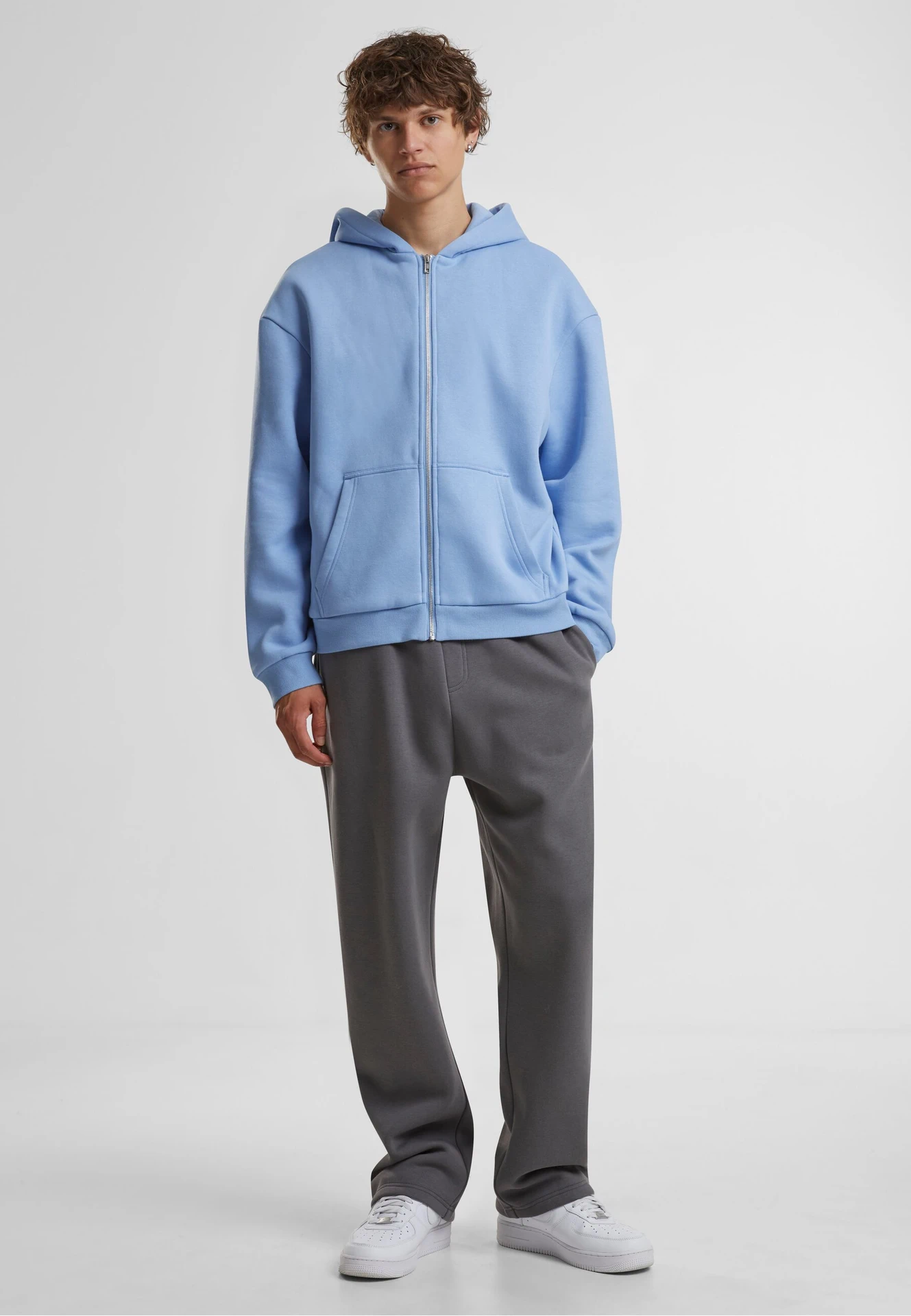 Build Your Brand Fluffy Track Sweatpants