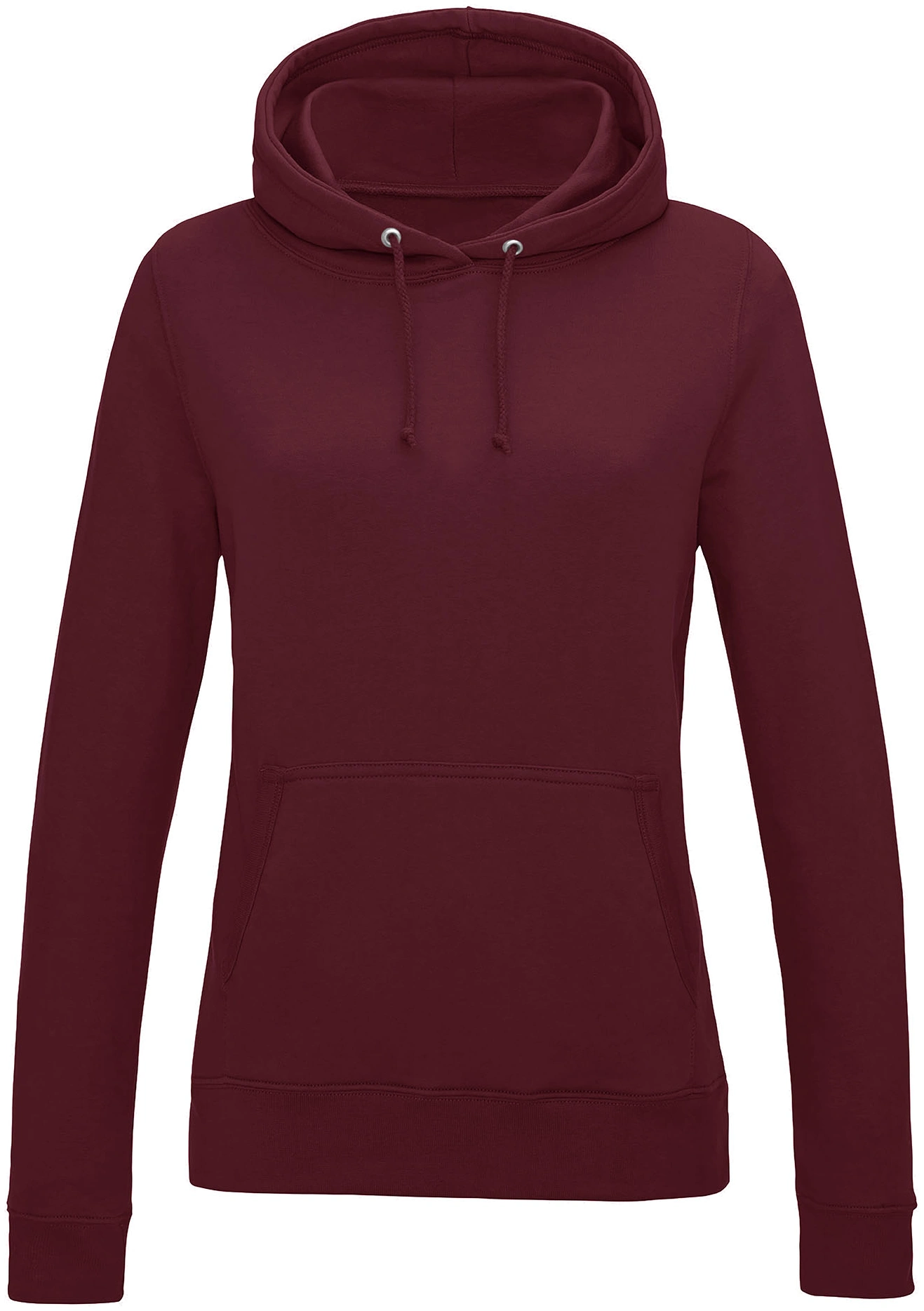 justhoods-jh001f-womens-college-hoodie-burgundy-front-1 Just Hoods Women's College Hoodie