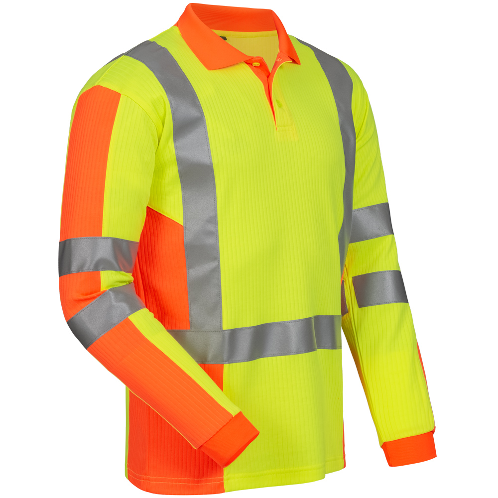 elysee Warnschutz Langarm-Polo-Shirt VEENDAM elysee Warnschutz Langarm-Polo-Shirt VEENDAM