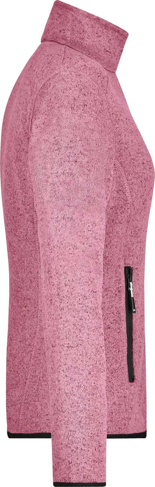 James & Nicholson Ladies Knitted Fleece Jacket 