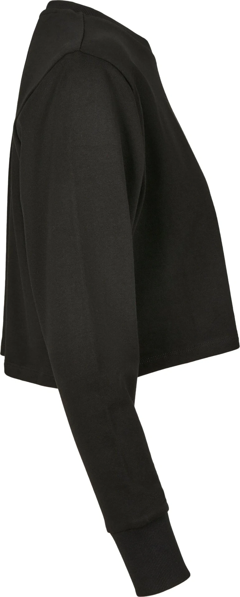 Build Your Brand Ladies Terry Cropped Crew