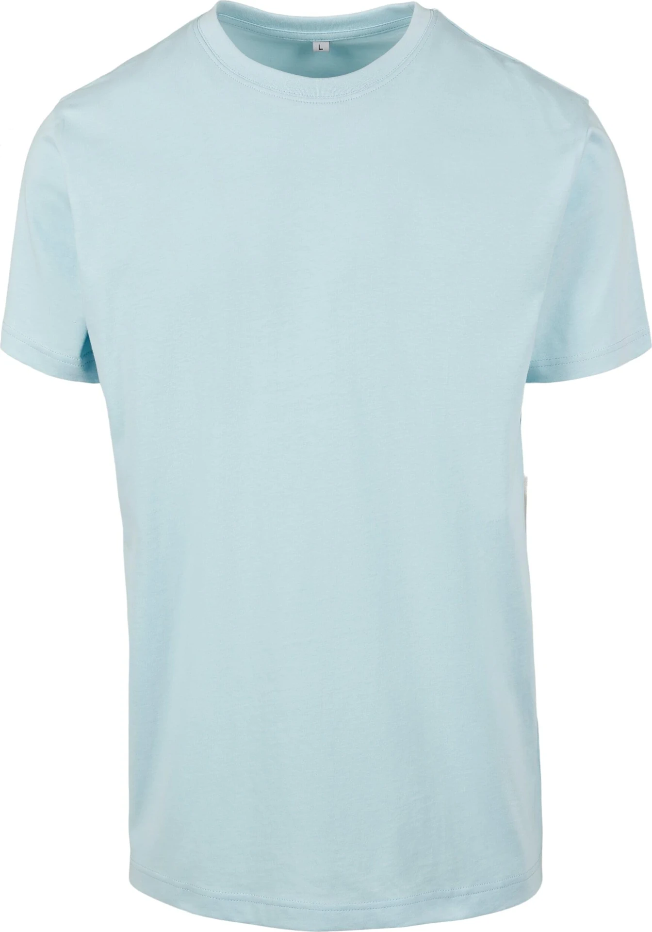 BYB-BY004-t-shirt-round-neck-oceanblue-front-4 Build Your Brand T-Shirt Round Neck