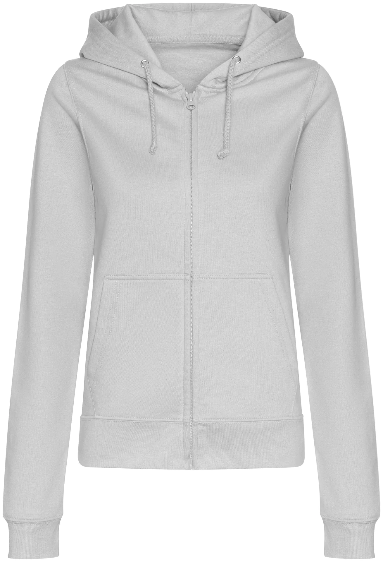justhoods-jh050f-womens-college-zoodie-heathergrey-front-1 Just Hoods Women's College Zoodie