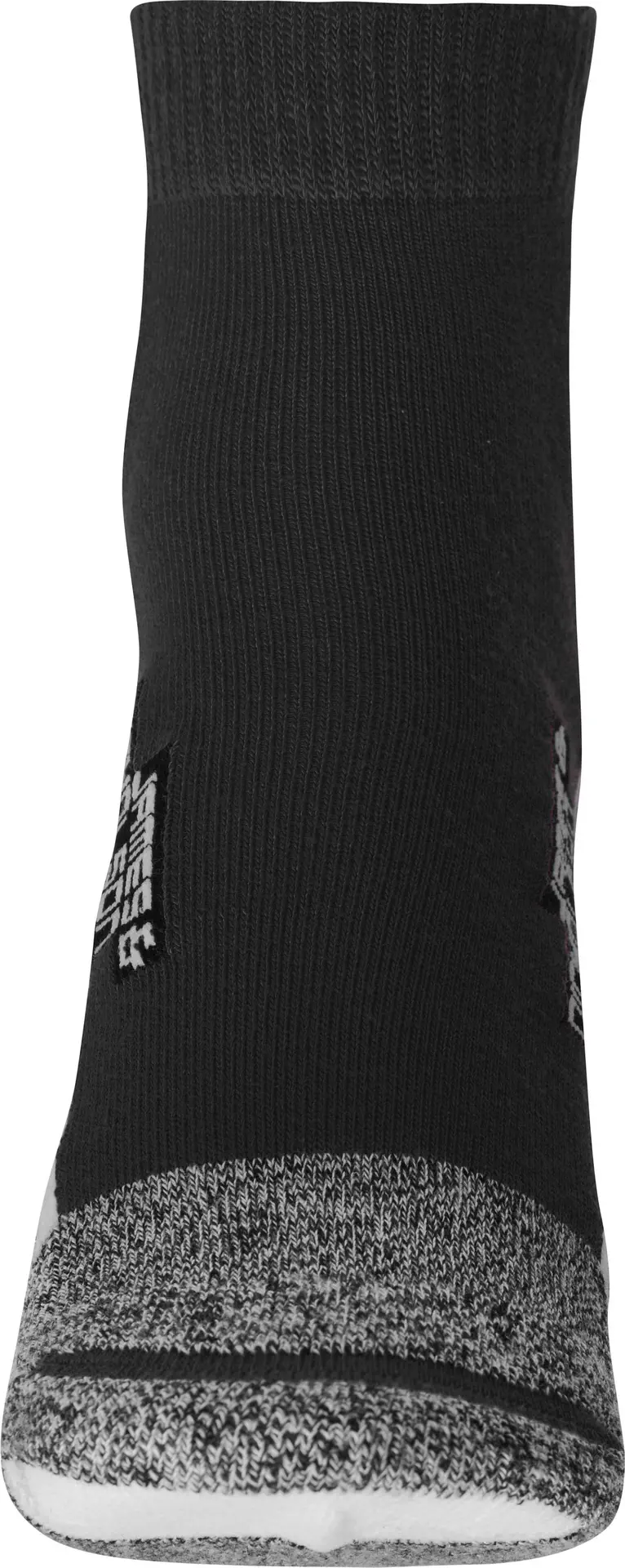 jn214-sport-sneaker-socks-black-white-4 James & Nicholson Sport Sneaker Socks