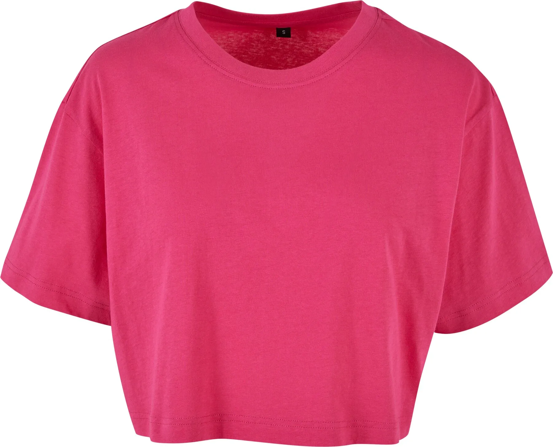 BYB-BY264-ladies-short-oversized-t-shirt-hibiskuspink-front-4 Build Your Brand Ladies Short Oversized Tee