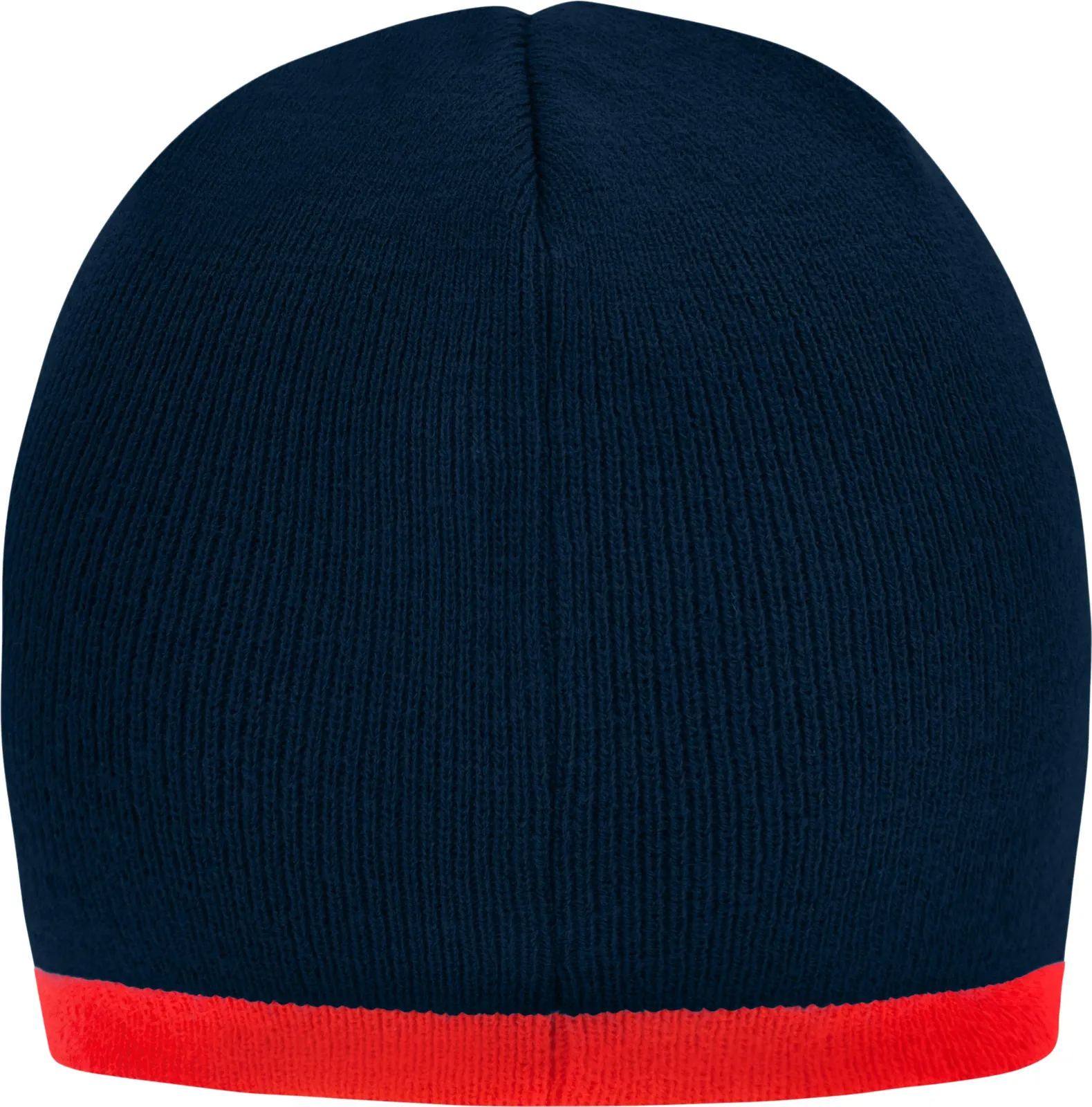 daiber-mb7584-beanie-with-contrasting-border-navy-red-back-5 myrtle beach Beanie with Contrasting Border