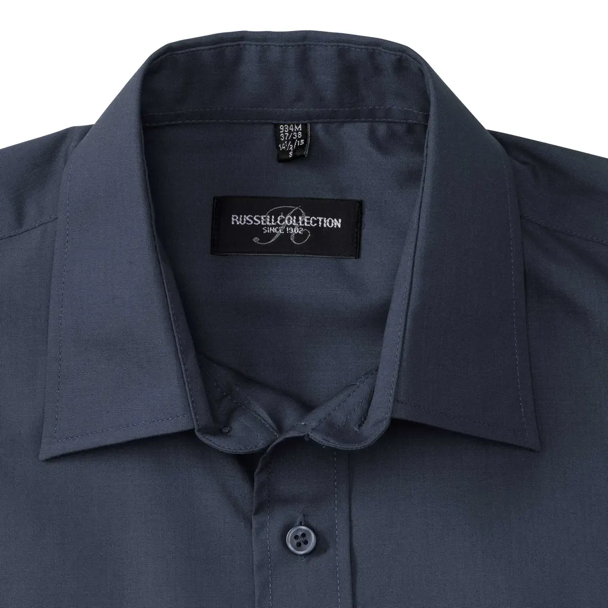 Russell Men's Long Sleeve Polycotton Easy Care Poplin Shirt