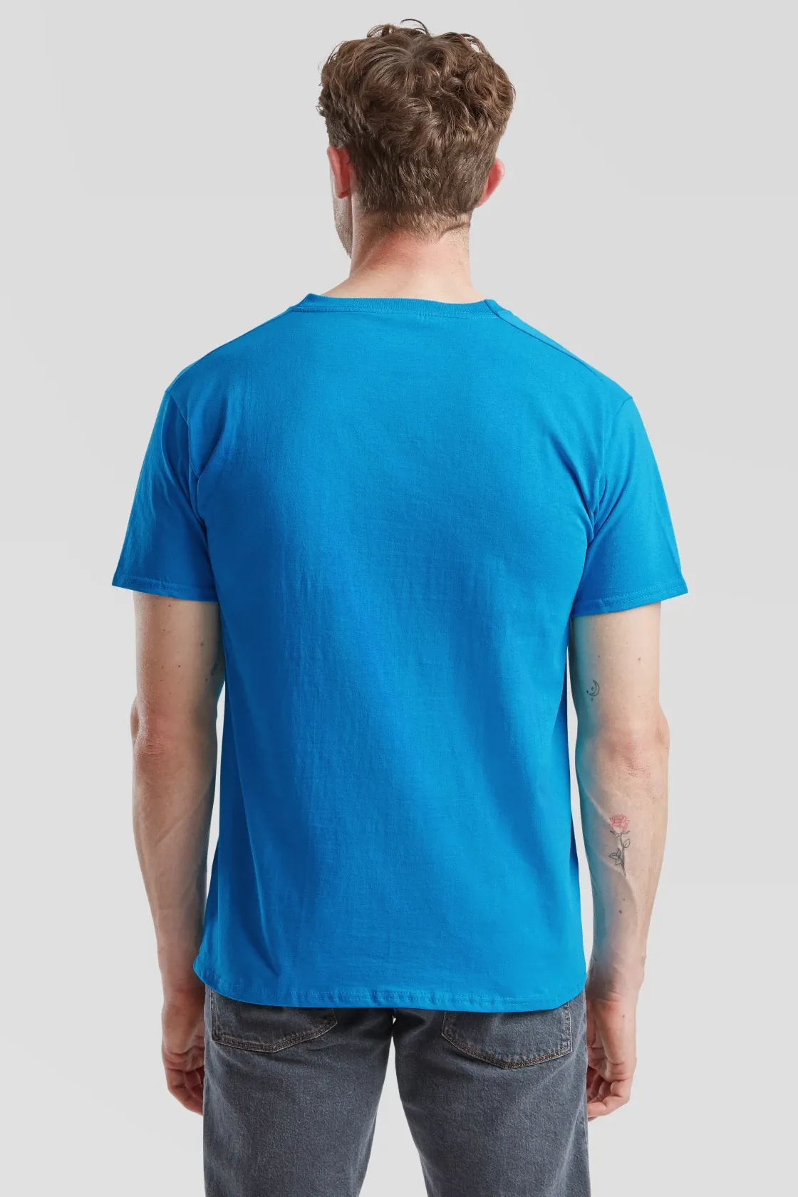 fruit-of-the-loom-61-036-0-valueweight-t-shirt-azureblue-model-2 F.O.L. Valueweight T