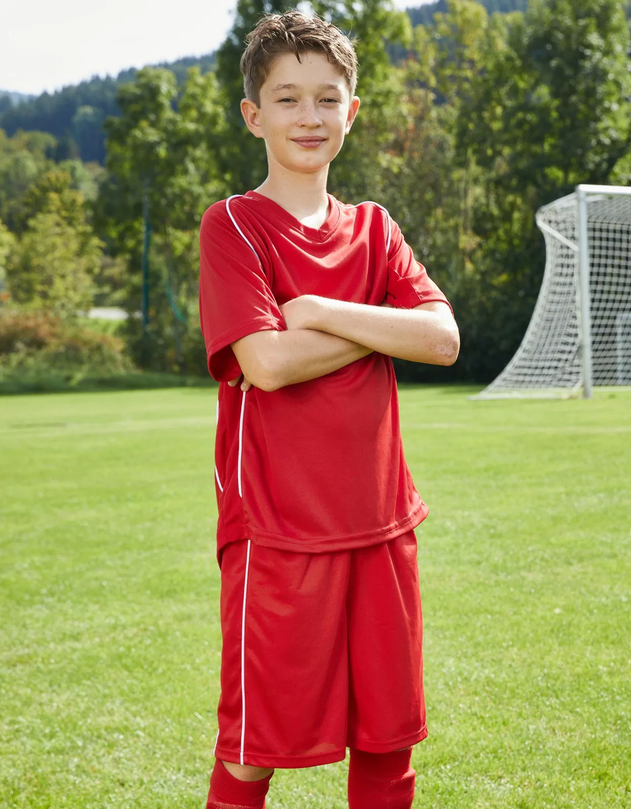 jn386k-team-shirt-junior-model-0 James & Nicholson Team Shirt Junior