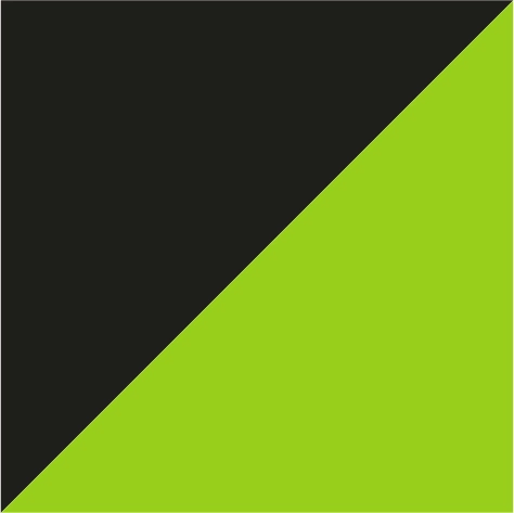 dark grey/signal green