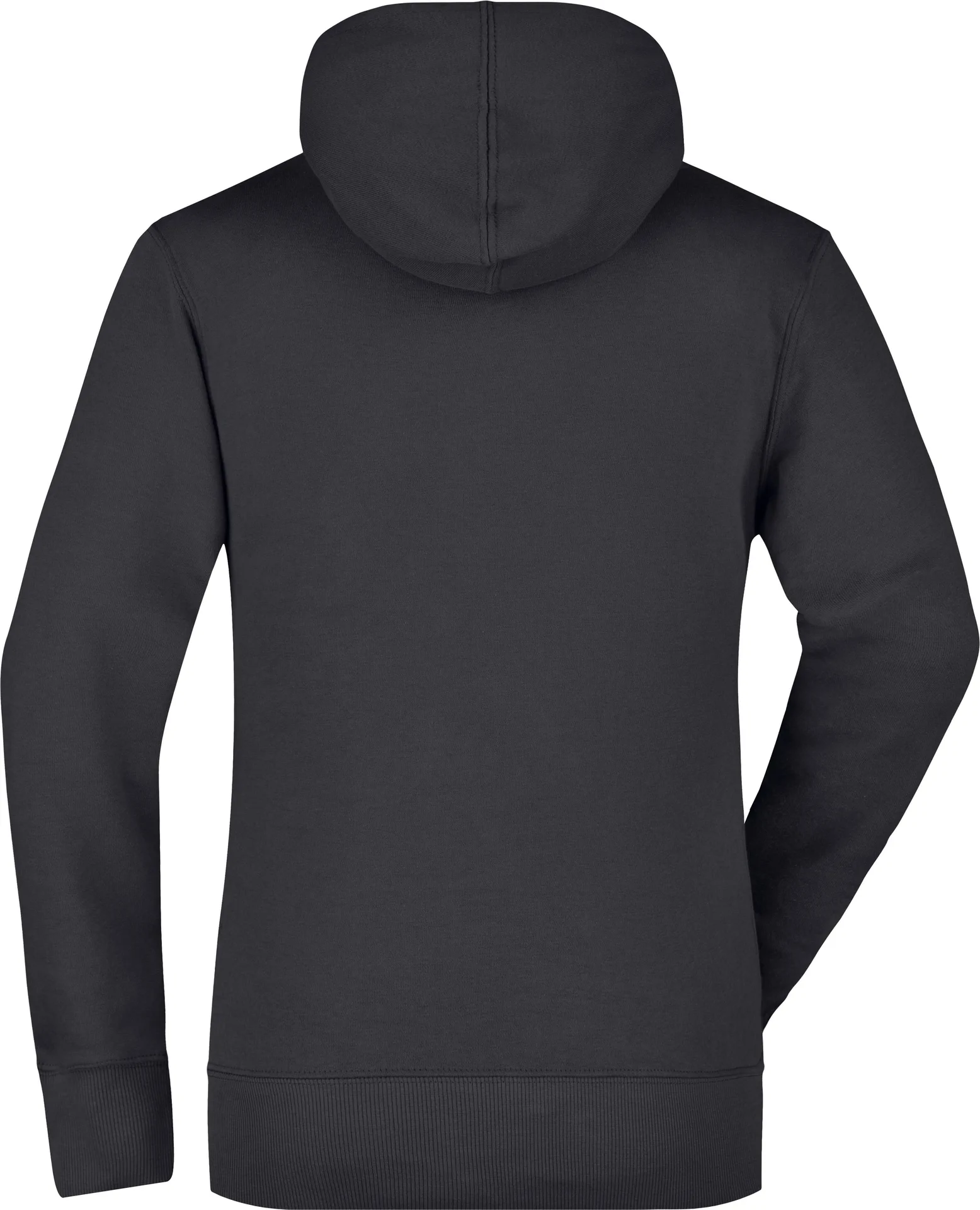 jn051-ladies-hooded-sweatshirt-black-back-5 James & Nicholson Ladies Hooded Sweat
