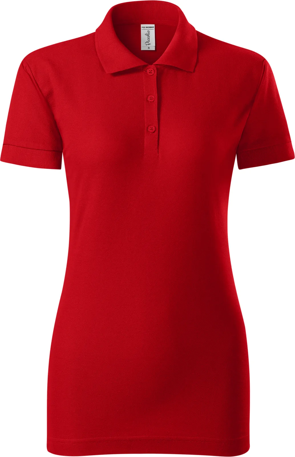 piccolio-p22-polohemd-damen-joy-rot-front-2 Piccolio Damen Poloshirt Joy P22