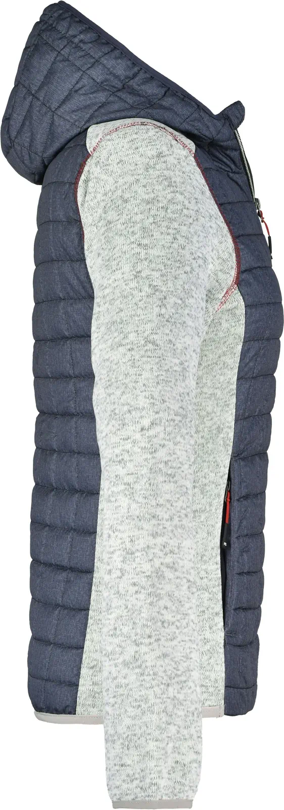 James & Nicholson Ladies Knitted Hybrid Jacket