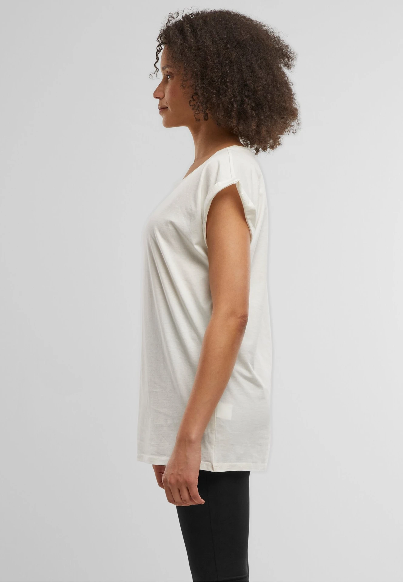 Build Your Brand Ladies Extended Shoulder Tee