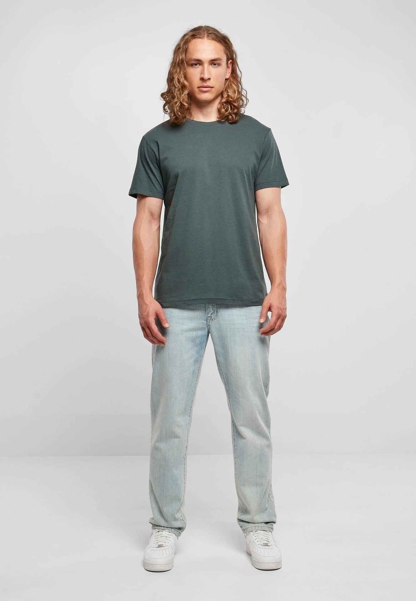 Build Your Brand Basic Round Neck T-Shirt