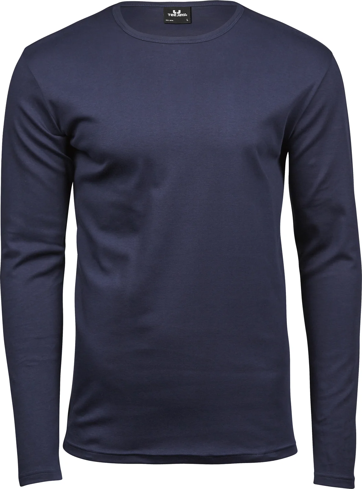 tee-jays-530-mens-long-sleeve-interlock-t-shirt-navy-front-1 Tee Jays Men´s Long Sleeve Interlock Tee