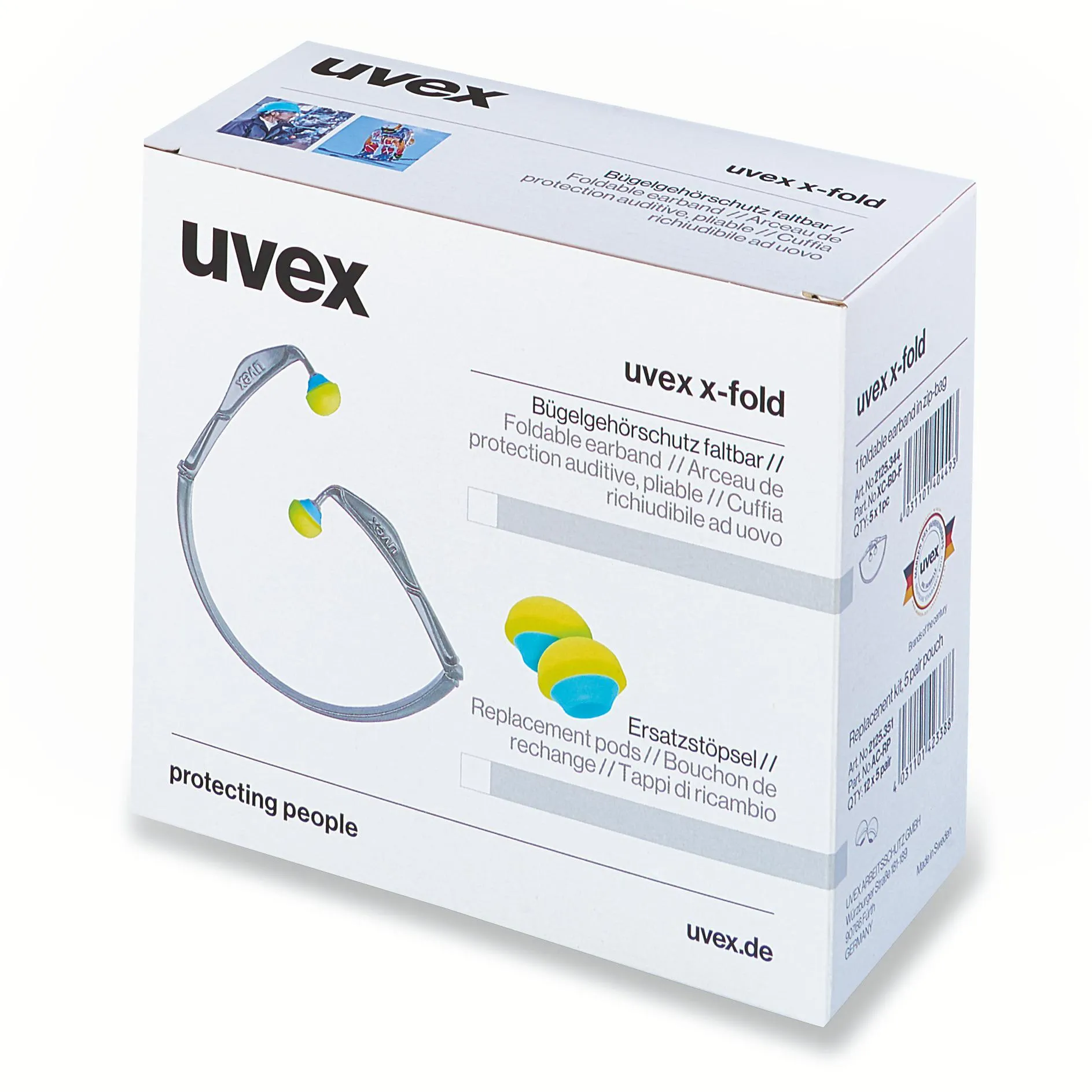uvex x-fold Bügelgehörschutz 5 Stück